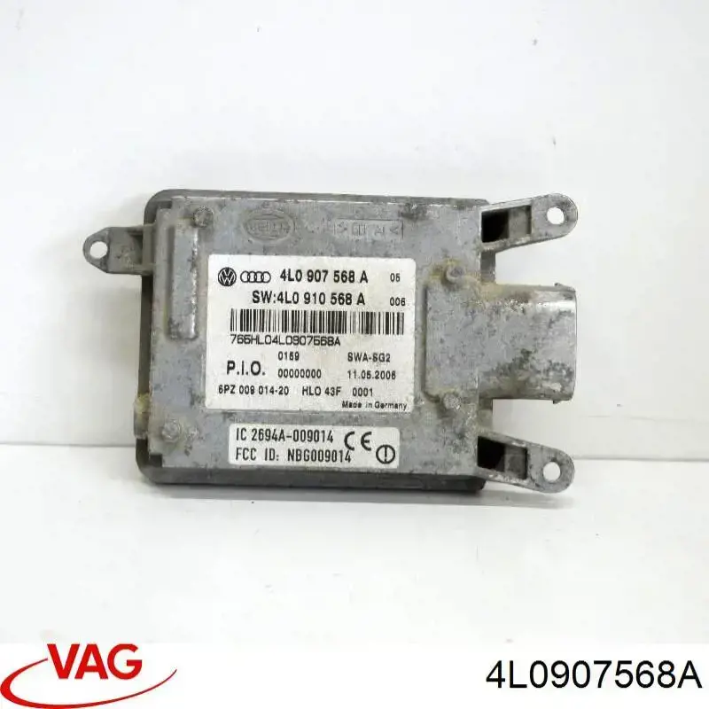 Radar de cambio de carril 4L0907568A VAG