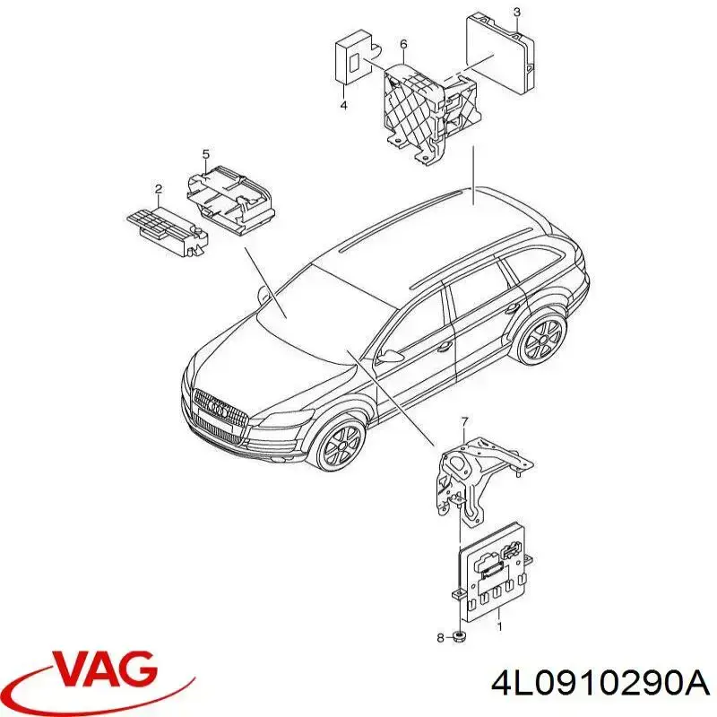 4L0910290A VAG bloque confort