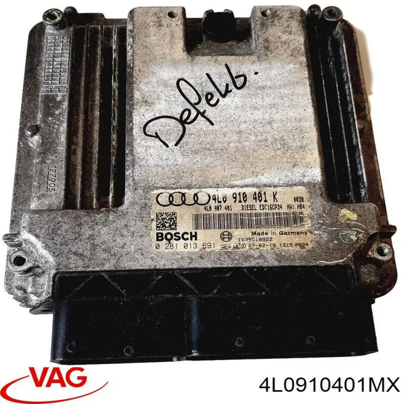 4L0910401MX VAG centralina del motor / modulo de control del motor (ecu)