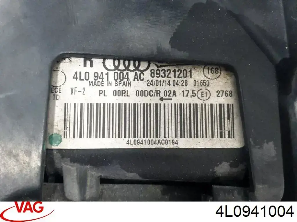 4L0941004 VAG Luz derecha