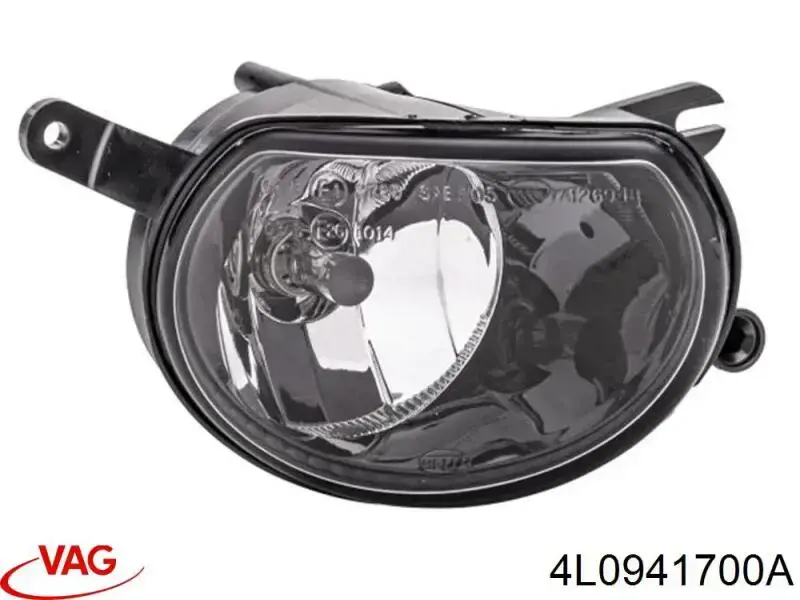 Faro antiniebla derecho 4L0941700A VAG
