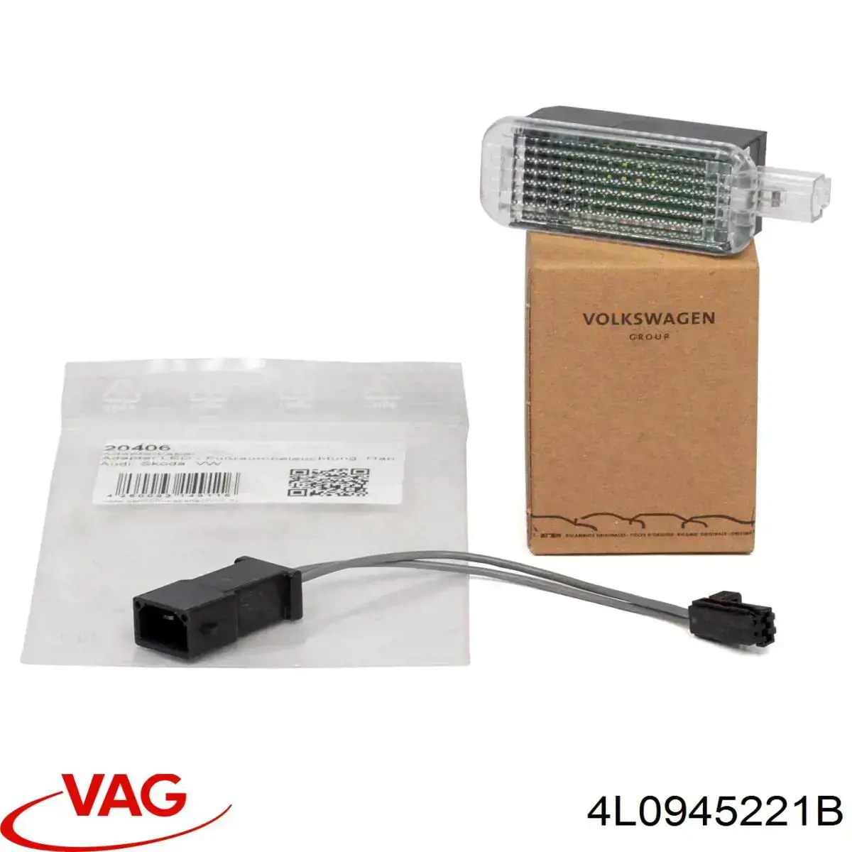 4L0945221B VAG Portalámparas de luz trasera