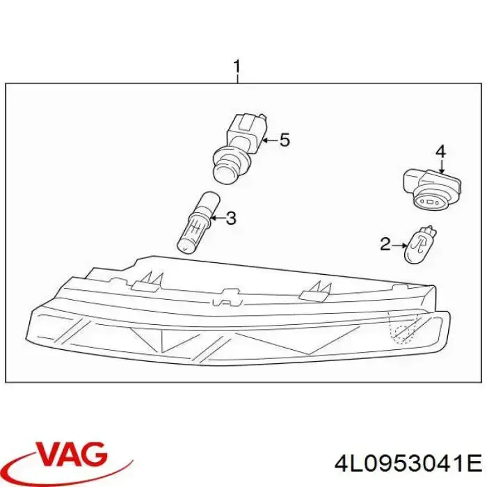 Intermitente izquierdo VAG 4L0953041E precio, desde 231,02 EUR