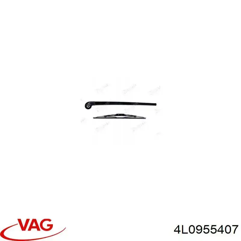 Brazo del limpiaparabrisas trasero VAG 4L0955407 precio, desde 11,67 EUR