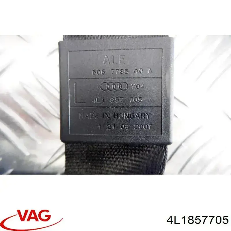 Comprar 4L1857705 VAG Cinturón de seguridad delantero izquierdo