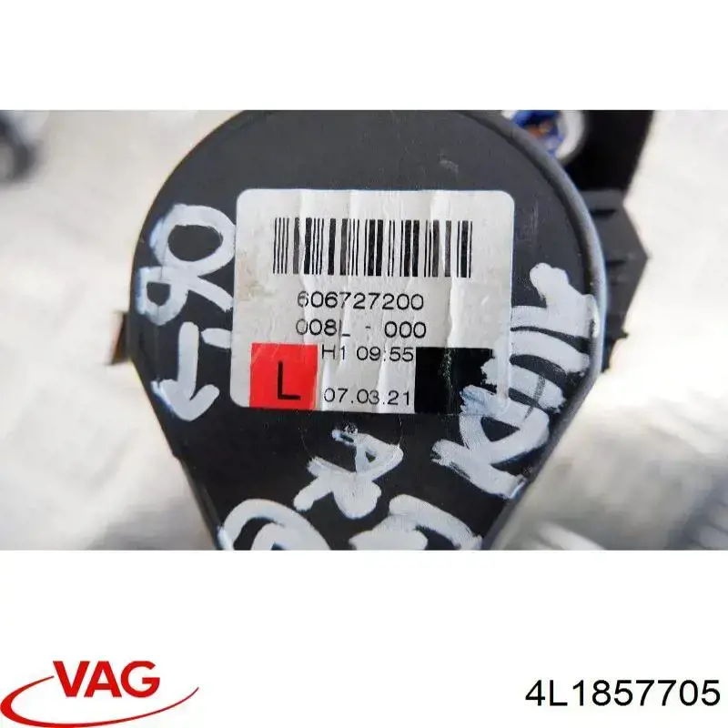 Cinturón de seguridad delantero izquierdo 4L1857705 VAG