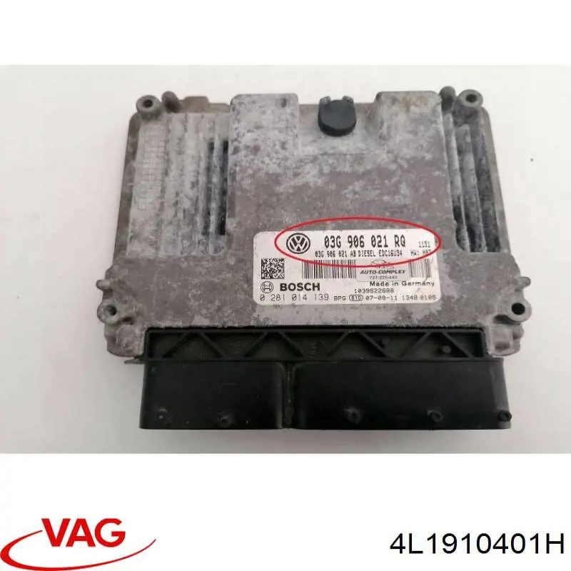 Unidad de control del motor  VAG 4L1910401H precio, desde 866,84 EUR