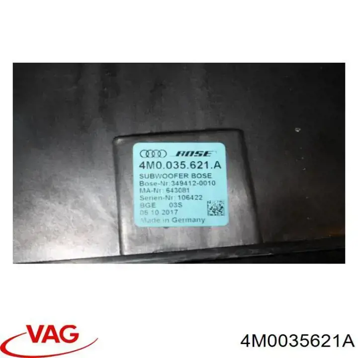  VAG 4M0035621A precio, desde 691,60 EUR