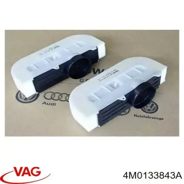 4M0133843A VAG Filtro de aire de motor