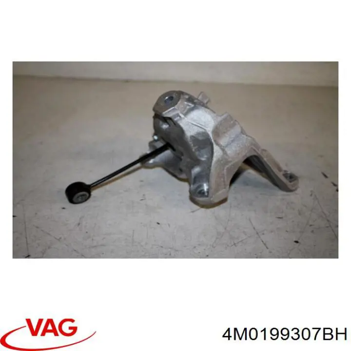 4M0199307BM VAG soporte motor izquierdo