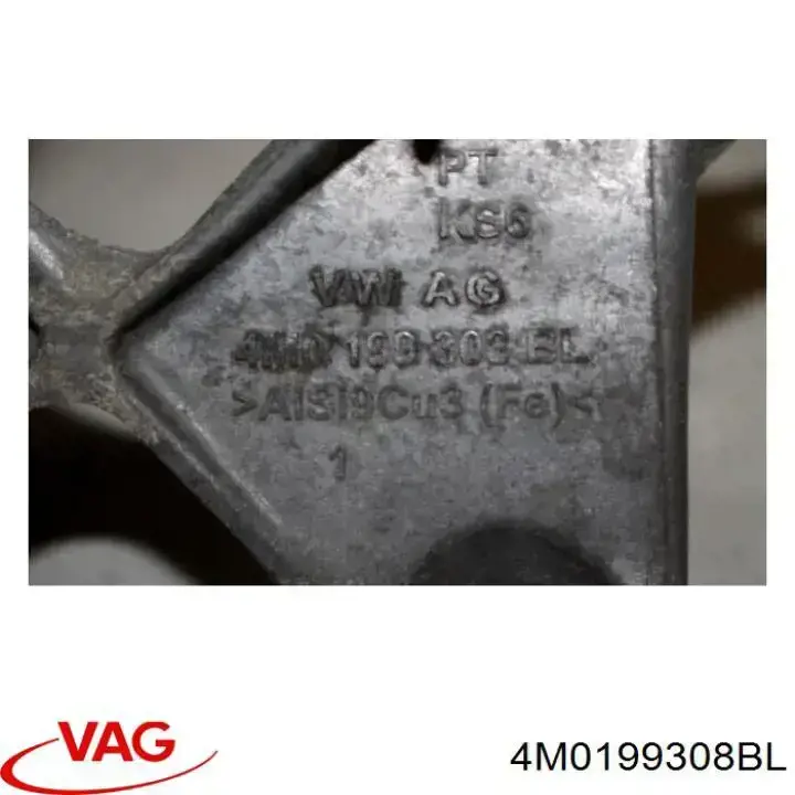 Comprar 4M0199308BL VAG Soporte derecho del motor