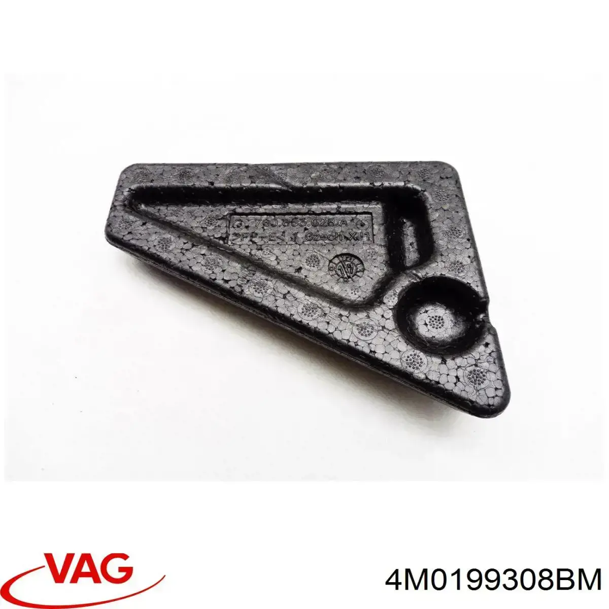4M0199308BM VAG Soporte derecho del motor