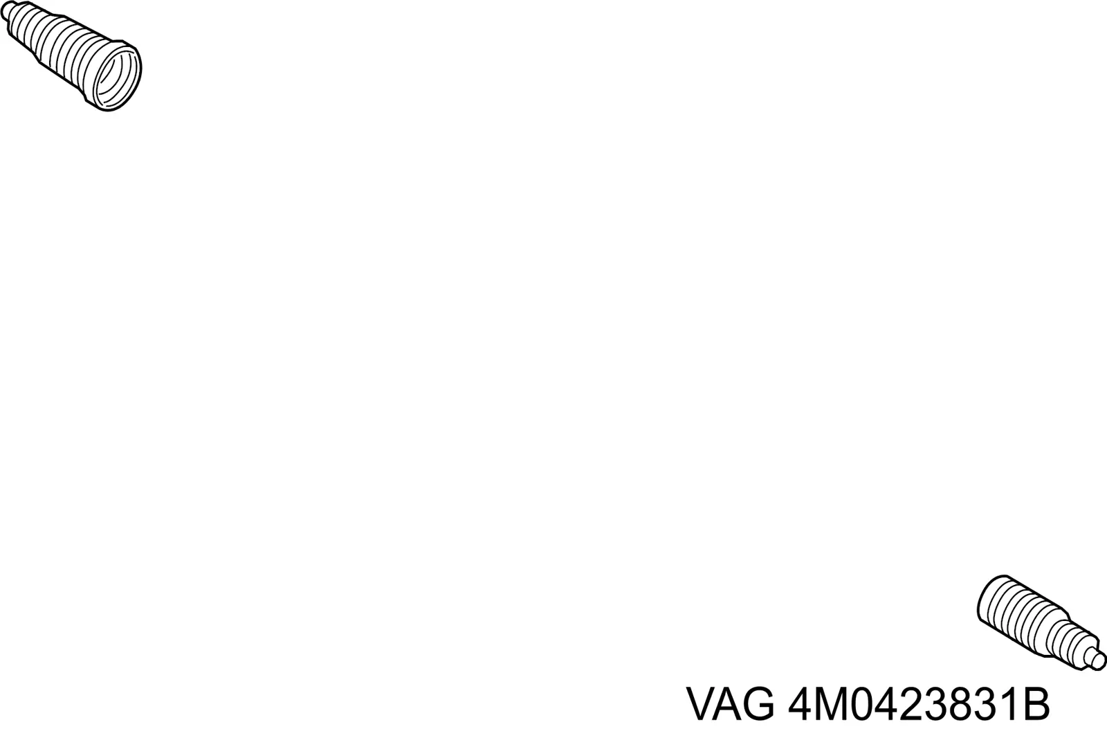 Fuelle dirección 4M0423831B VAG