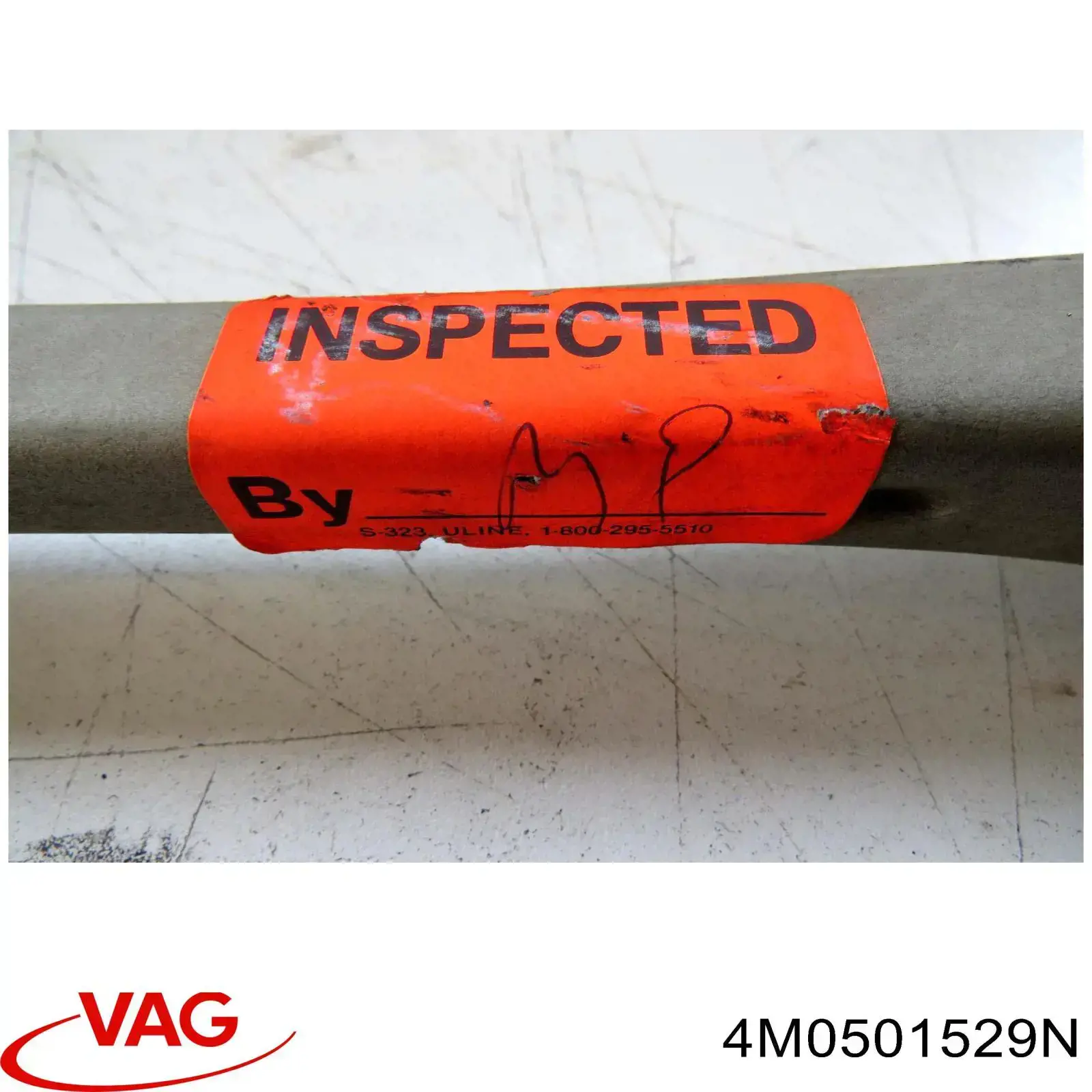 Brazo transversal izquierdo de suspensión trasera VAG 4M0501529N