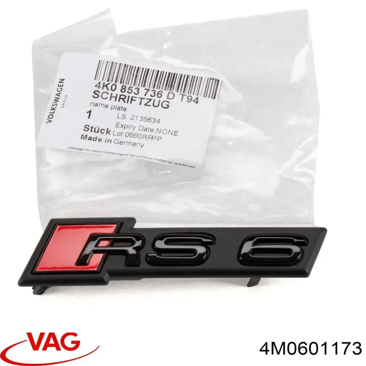 4M0601173 VAG Tornillos para llantas