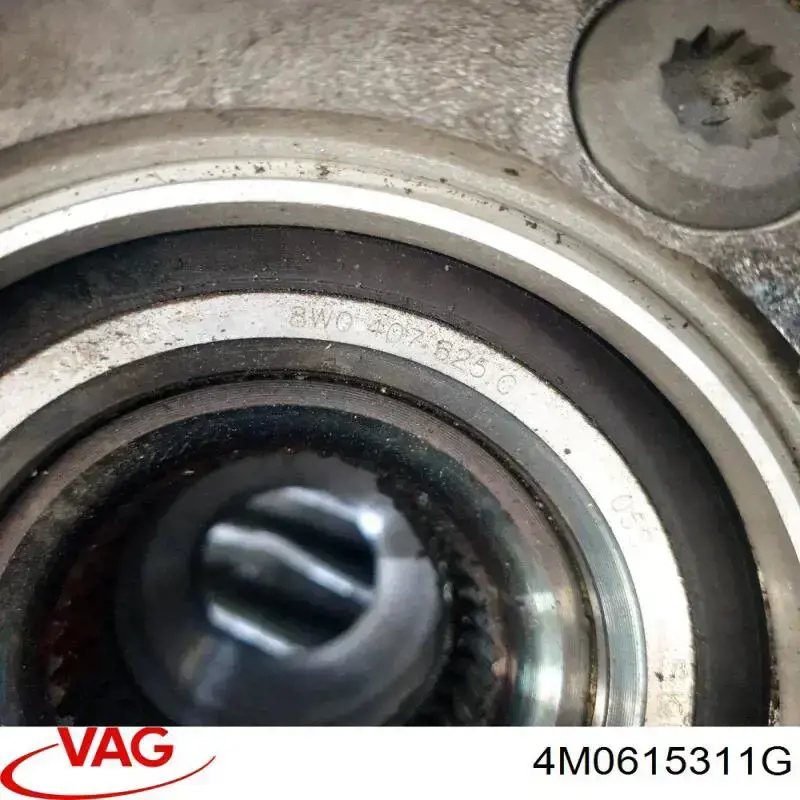 Protector del disco de freno delantero izquierdo 4M0615311G VAG