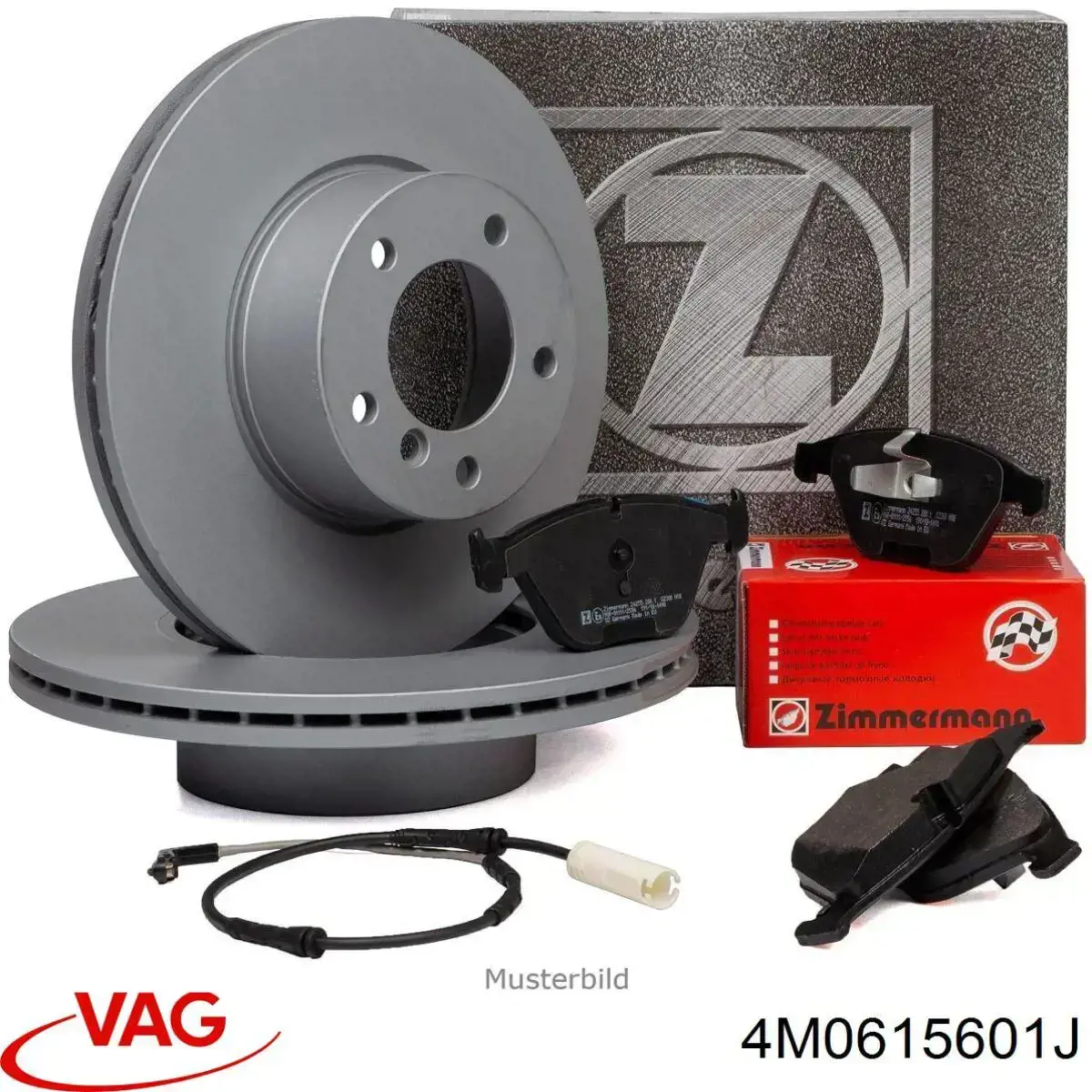 Comprar 4M0615601J VAG Disco de freno trasero