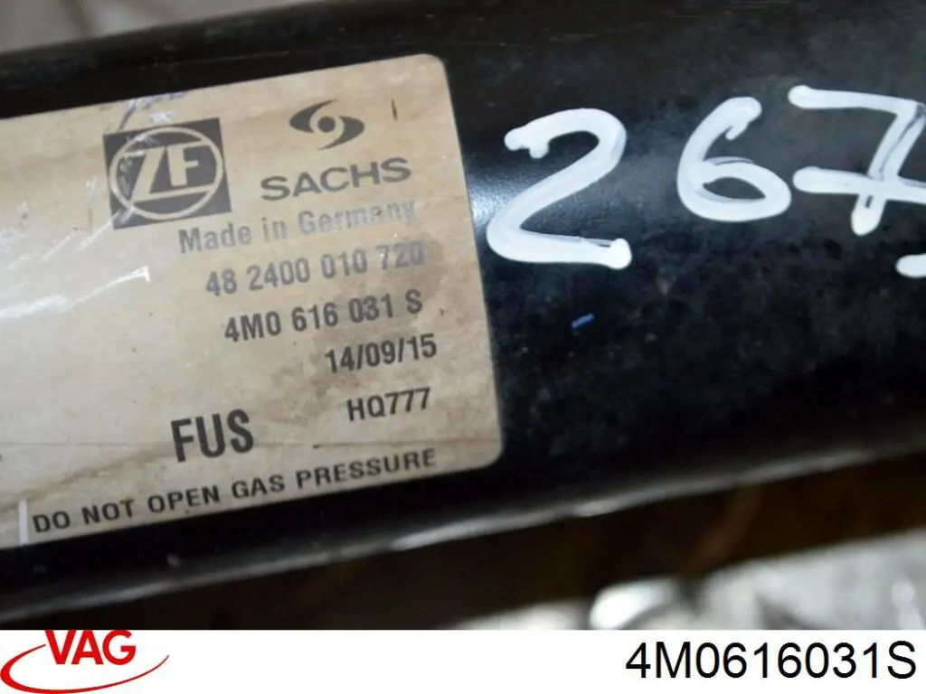 Amortiguador trasero VAG 4M0616031S precio, desde 377,56 EUR