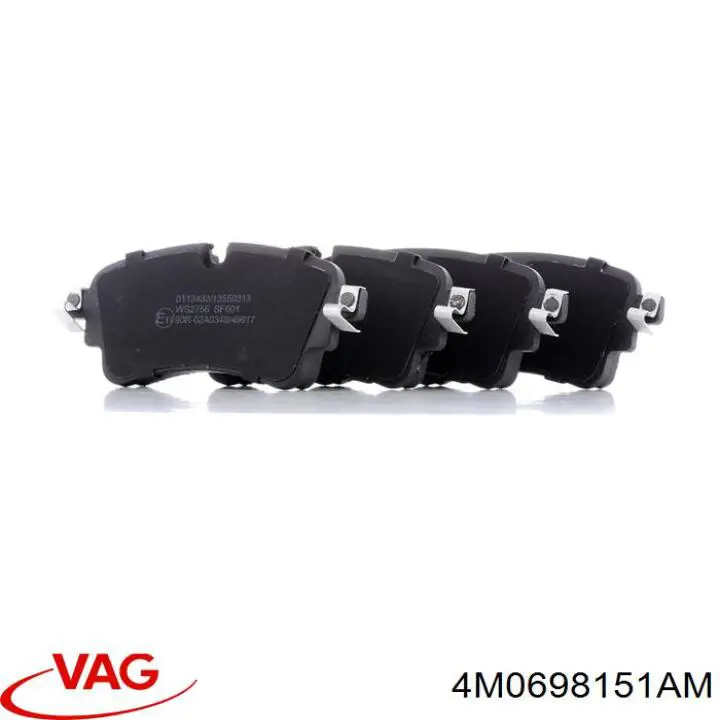 Pastillas de freno 4M0698151AM VAG