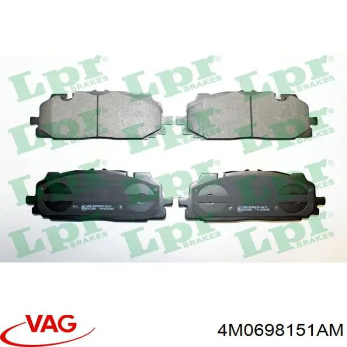 Pastillas freno delanteras VAG 4M0698151AM precio, desde 55,66 EUR
