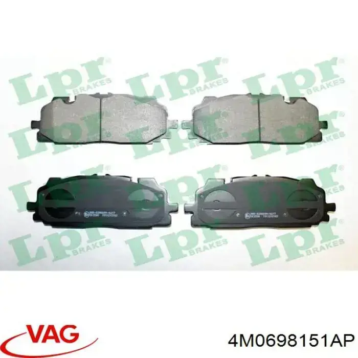 Pastillas freno delanteras VAG 4M0698151AP precio, desde 57,29 EUR