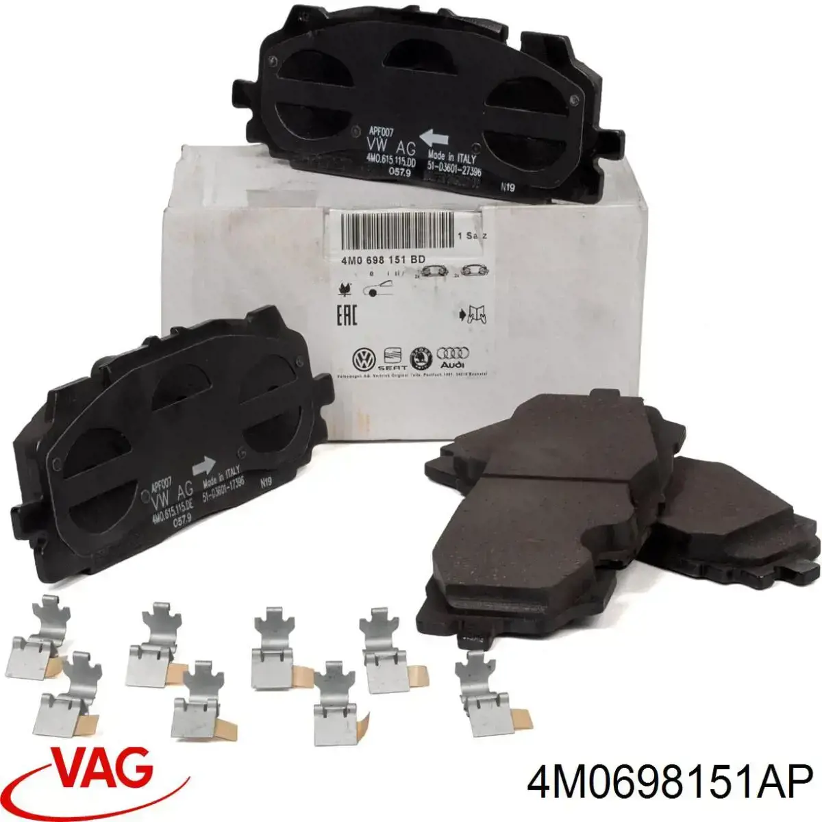 Pastillas de freno 4M0698151AP VAG
