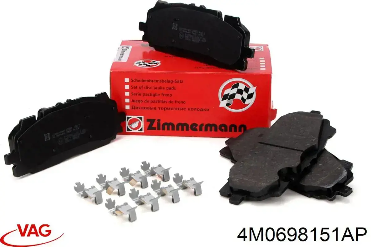 Pastillas de freno delanteras VAG 4M0698151AP