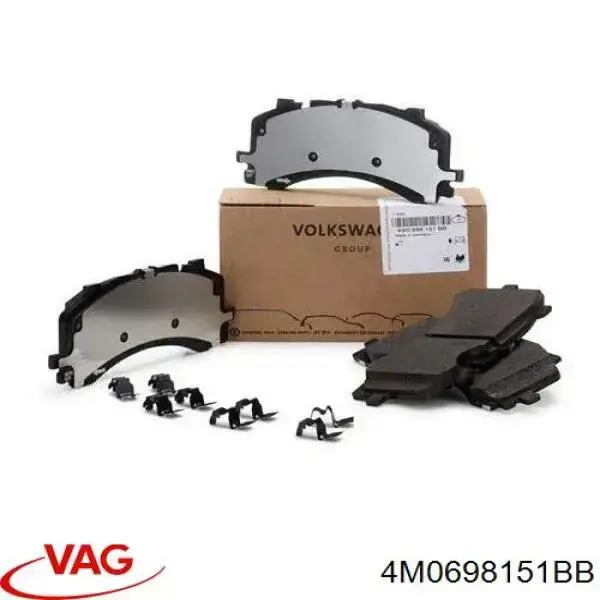 Comprar 4M0698151BB VAG Pastillas delanteras de freno