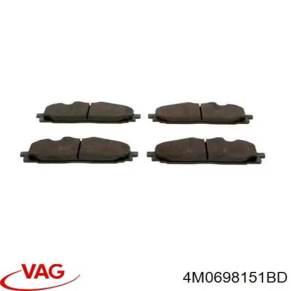 Pastillas freno delanteras VAG 4M0698151BD precio, desde 57,29 EUR