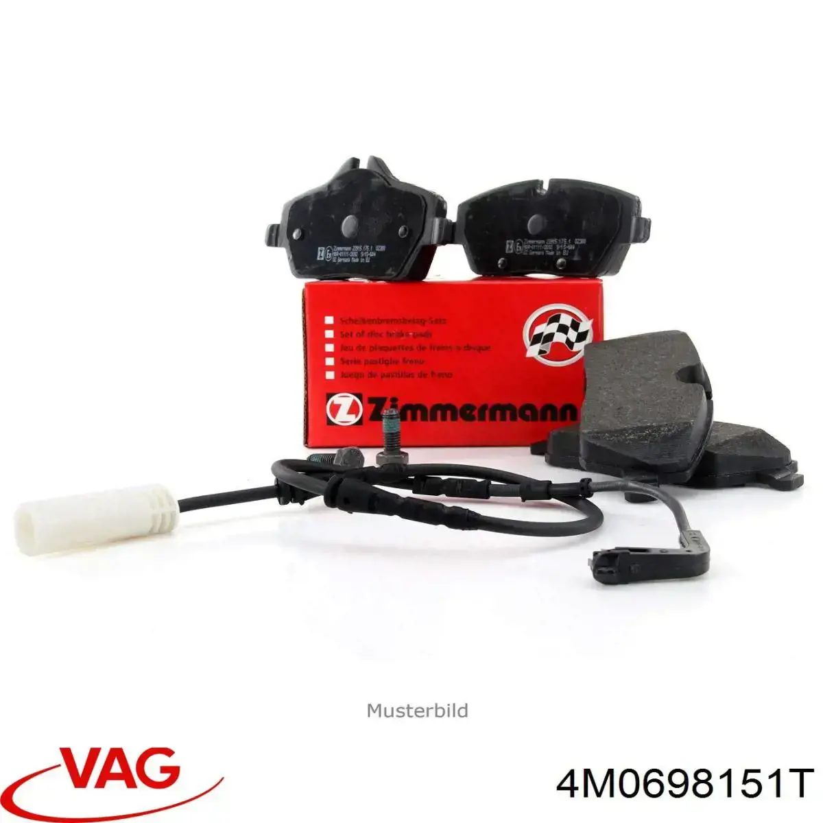 Pastillas de freno delanteras VAG 4M0698151T
