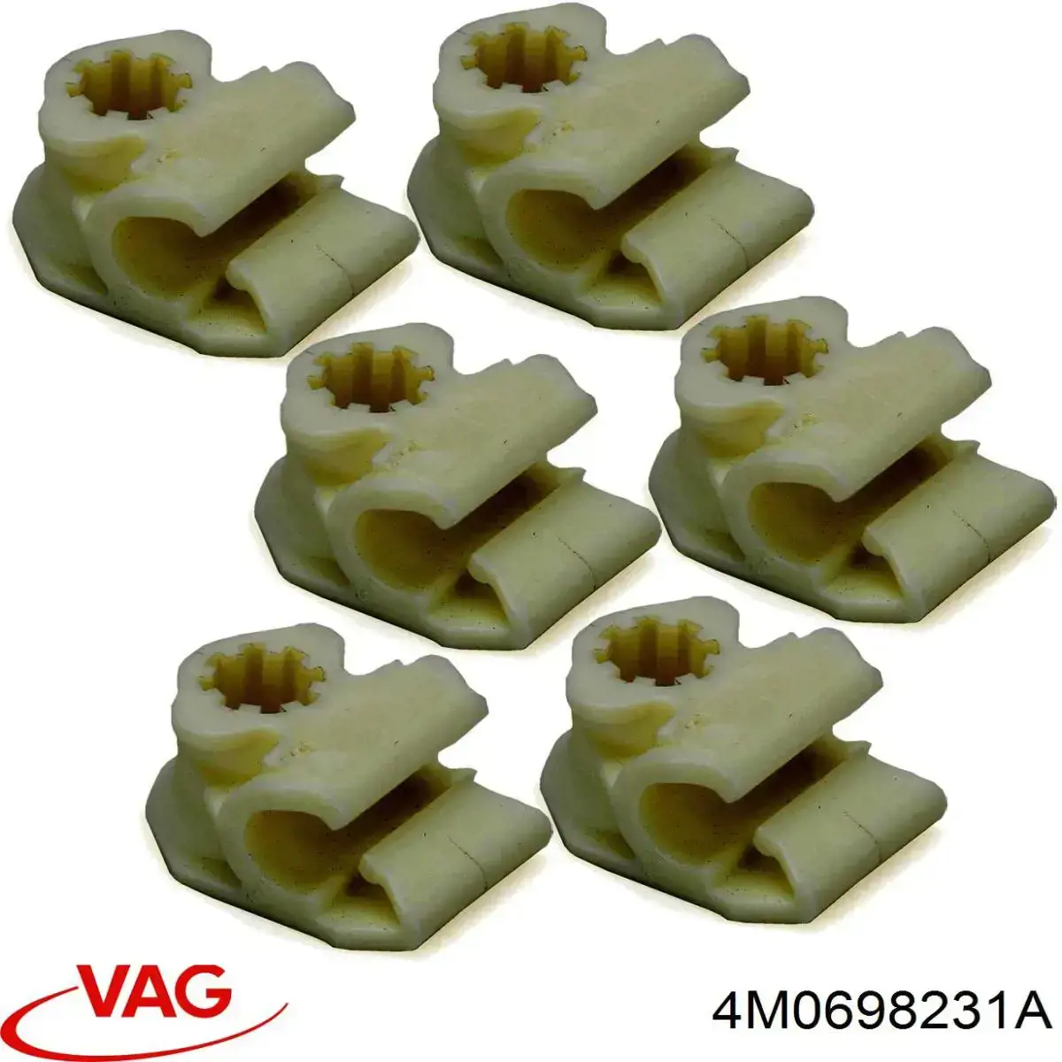 Juego de resortes de sujeción de pastillas de freno delanteras VAG 4M0698231A precio, desde 16,97 EUR