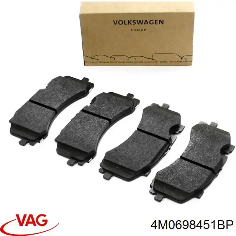 Pastillas traseras de freno VAG 4M0698451BP precio, desde 41,26 EUR