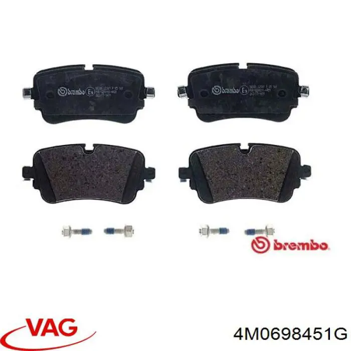 Pastillas traseras de freno VAG 4M0698451G precio, desde 41,26 EUR