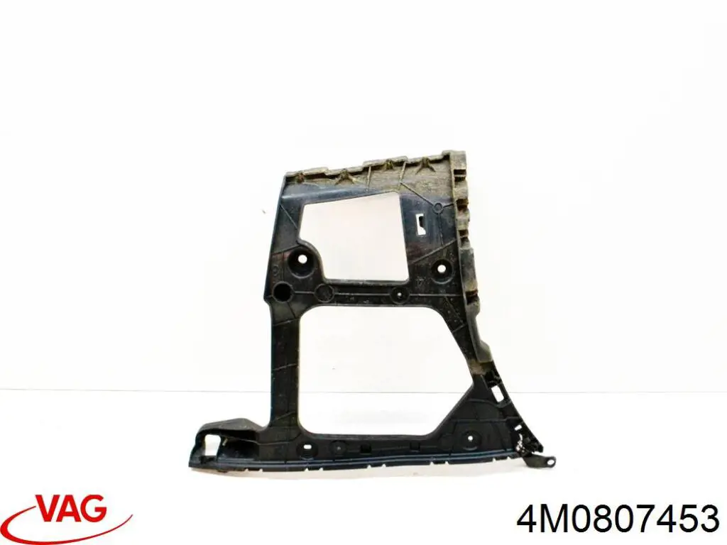 Soporte de parachoques trasero izquierdo 4M0807453 VAG