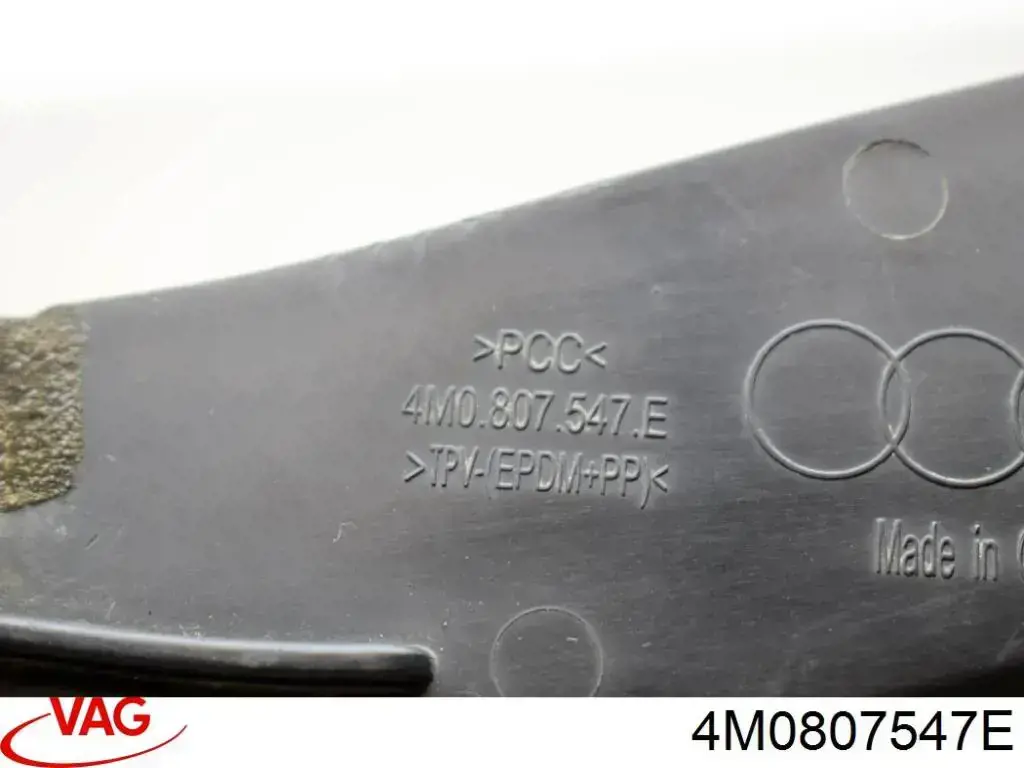 Comprar 4M0807547E VAG Alerón del parachoques trasero