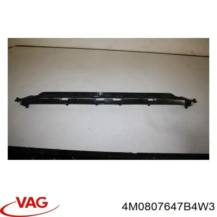 Rejilla central del parachoques delantero 4M0807647B4W3 VAG