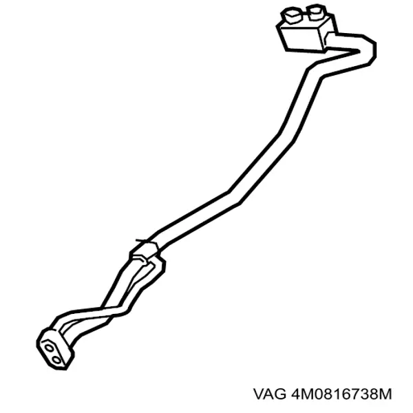 Manguera de aire acondicionado de condensador a evaporador VAG 4M0816738M precio, desde 130,68 EUR