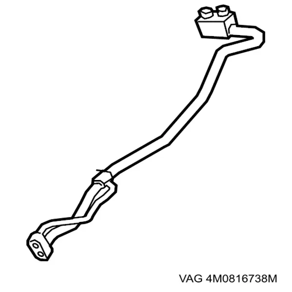 Comprar 4M0816738M VAG Manguera de aire acondicionado de condensador a evaporador