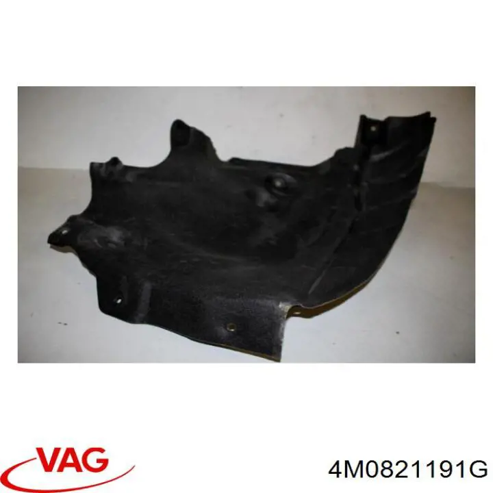 Paso de rueda delantero izquierdo trasero 4M0821191G VAG