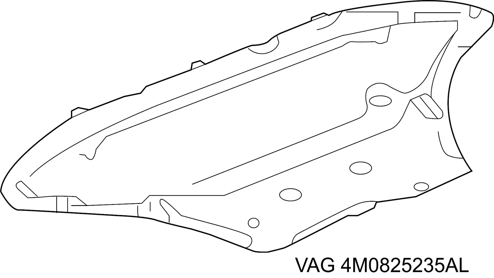 Protección motor /empotramiento Audi Q7 (4MB, 4MG, 4MQ)