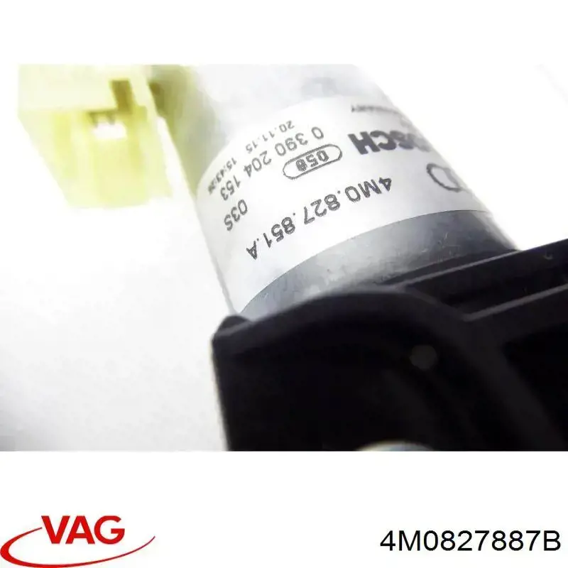 Motor de apertura/cierre del cierre del maletero (puerta trasera 3/5) VAG 4M0827887B