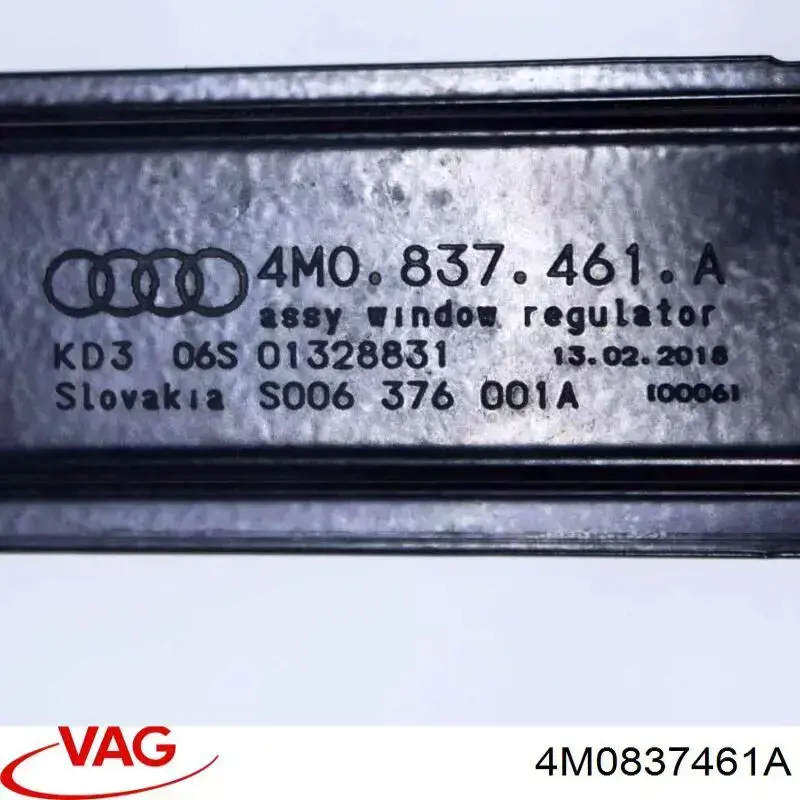 Comprar 4M0837461A VAG Mecanismo de elevalunas delantero izquierdo