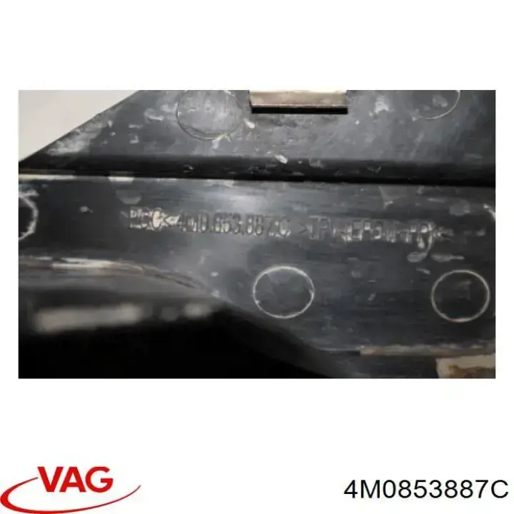 Alerón delantero izquierdo del parachoques VAG 4M0853887C precio, desde 34,92 EUR