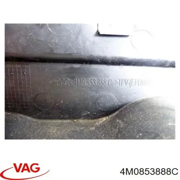 Spoiler derecho del parachoques delantero VAG 4M0853888C precio, desde 34,92 EUR
