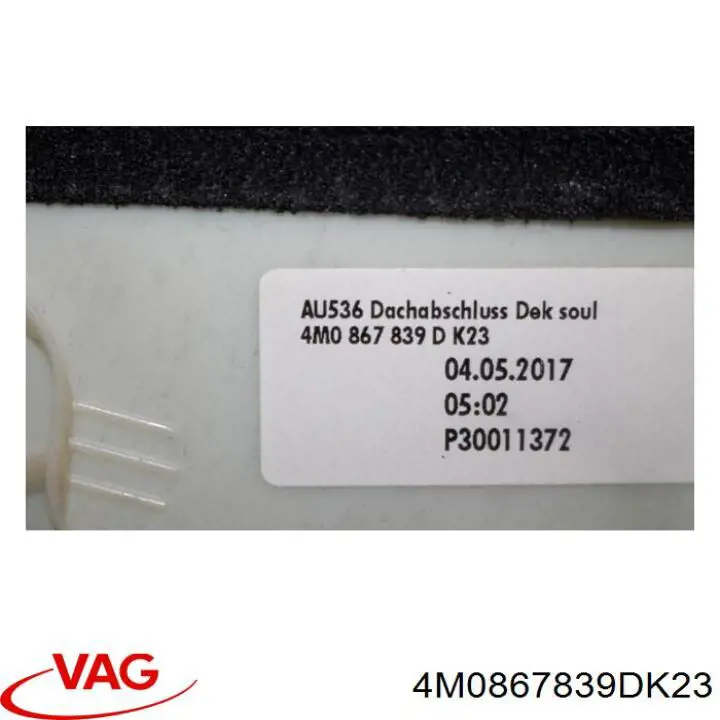 4M0867839K23 VAG