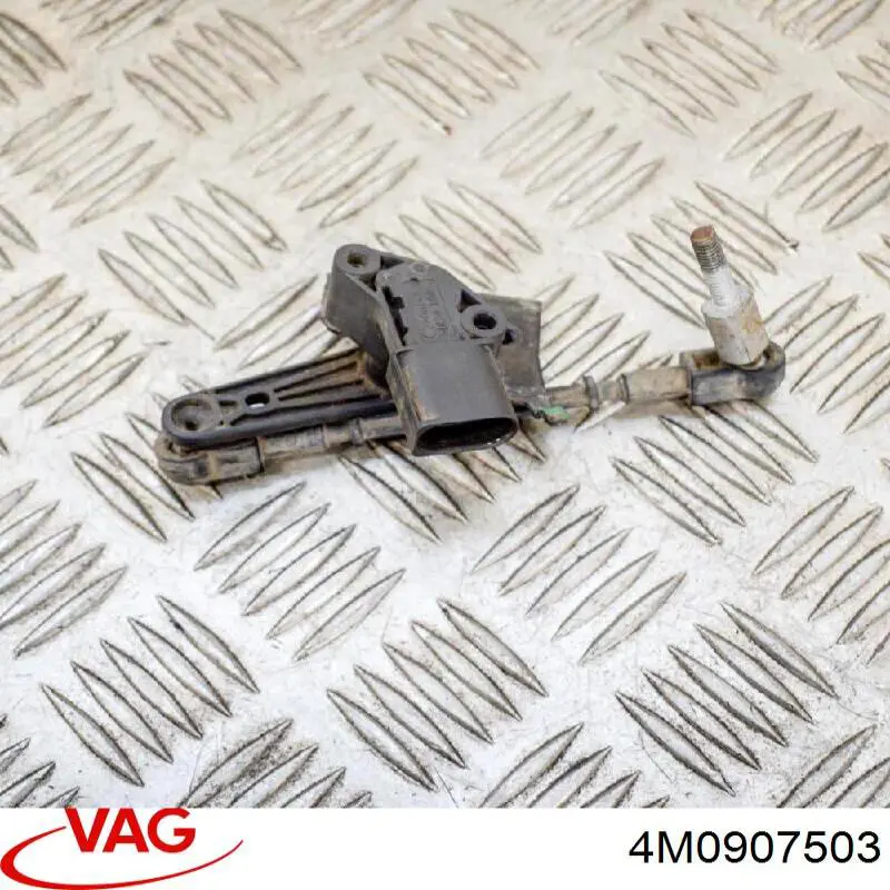 Sensor de nivel de carrocería trasero izquierdo 4M0907503 VAG