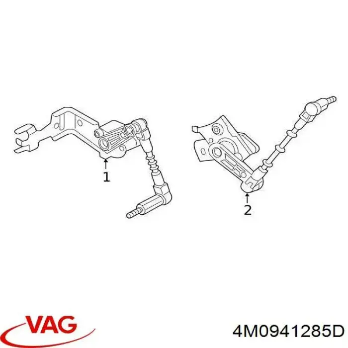 4M0941285D VAG sensor, nivel de suspensión neumática, delantero izquierdo