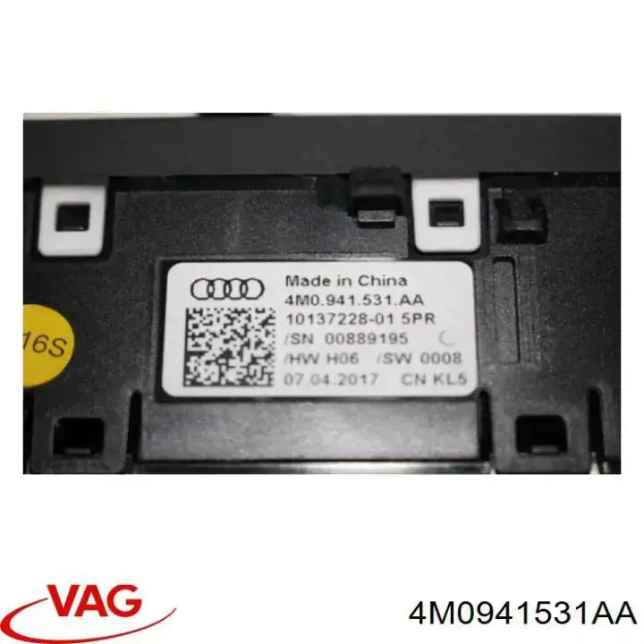 Comprar 4M0941531AA VAG Interruptor de luces en el tablero