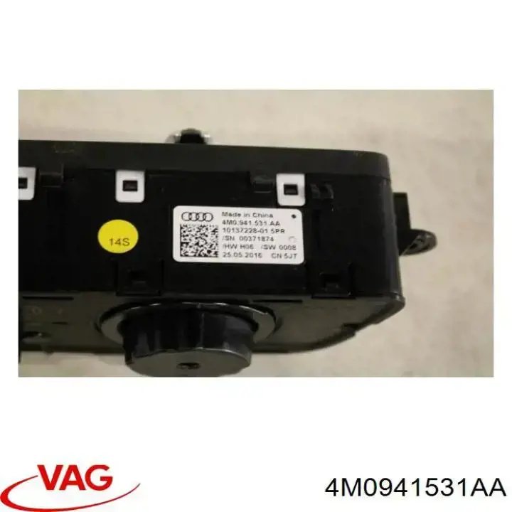 4M0941531AA VAG interruptor de faros para "torpedo"