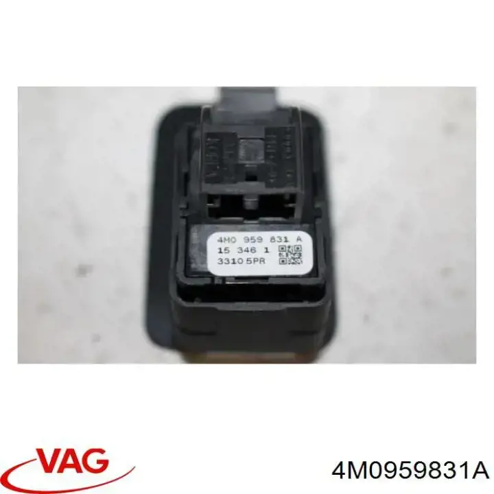 4M0959831A VAG botón, interruptor, tapa de maletero.